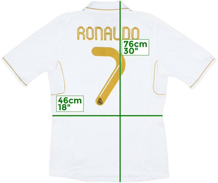 2011-12 Real Madrid Home Shirt Ronaldo #7 - 5/10 - (M)