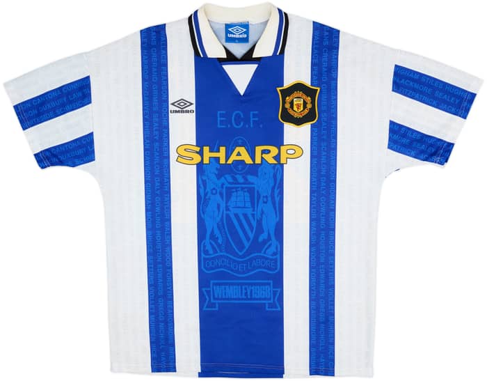 1994-96 Manchester United Third Shirt Beckham #24 - 7/10 - (XL)