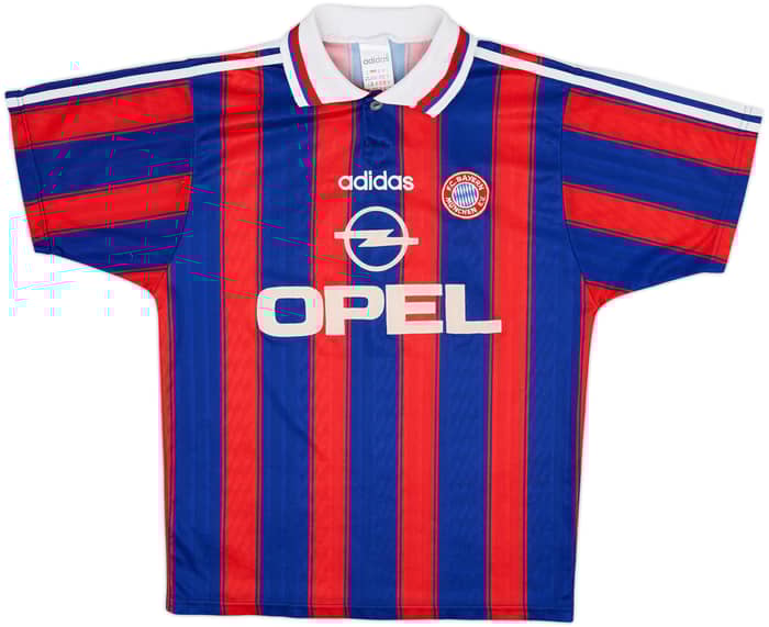 1995-97 Bayern Munich Home Shirt Papin #9 - 5/10 - (S)