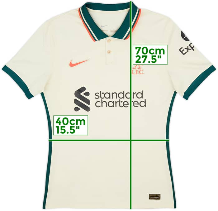 Camiseta de visitante edición jugador del Liverpool 2021-22 #11 - 8/10 - (M)