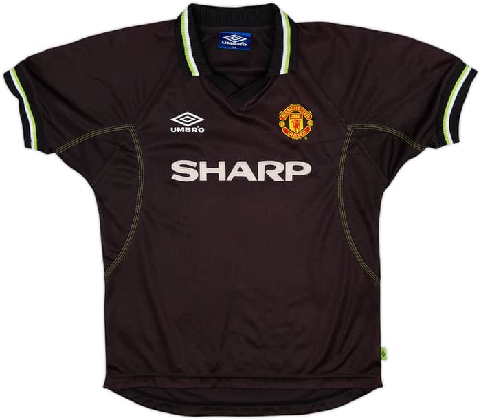 1998-99 Manchester United Third Shirt - 8/10 - (L.Boys)