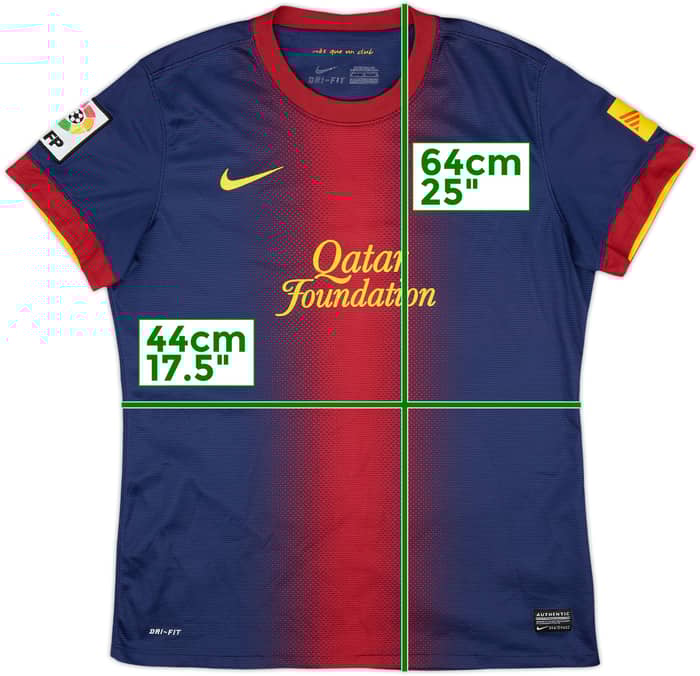 2012-13 Barcelona Home Shirt - 8/10 - (Women's M)