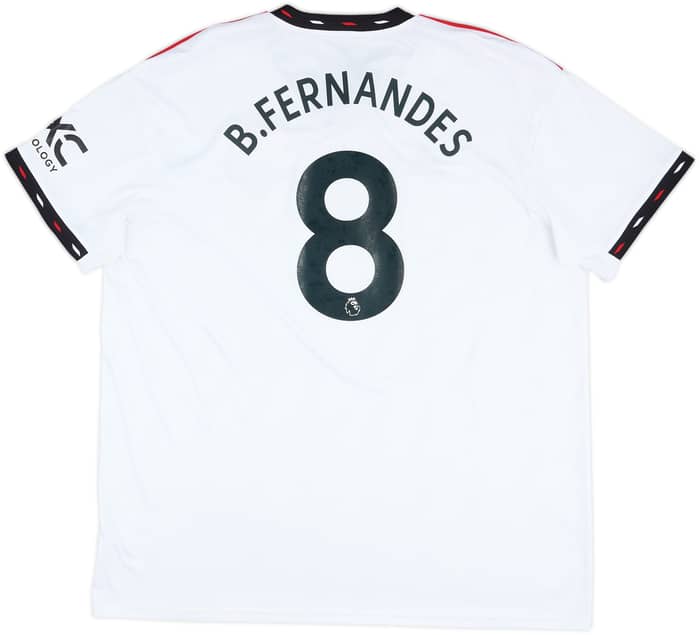 2022-23 Manchester United Away Shirt B.Fernandes #8 - 10/10 - (XXL)