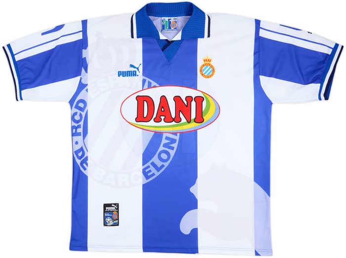 1997-98 Espanyol Match Issue Home Shirt #16