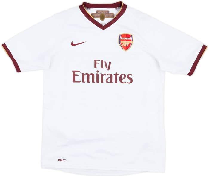 Camiseta de visitante del Arsenal 2007-08 Gilberto #19 - 7/10 - (XL.Niños)