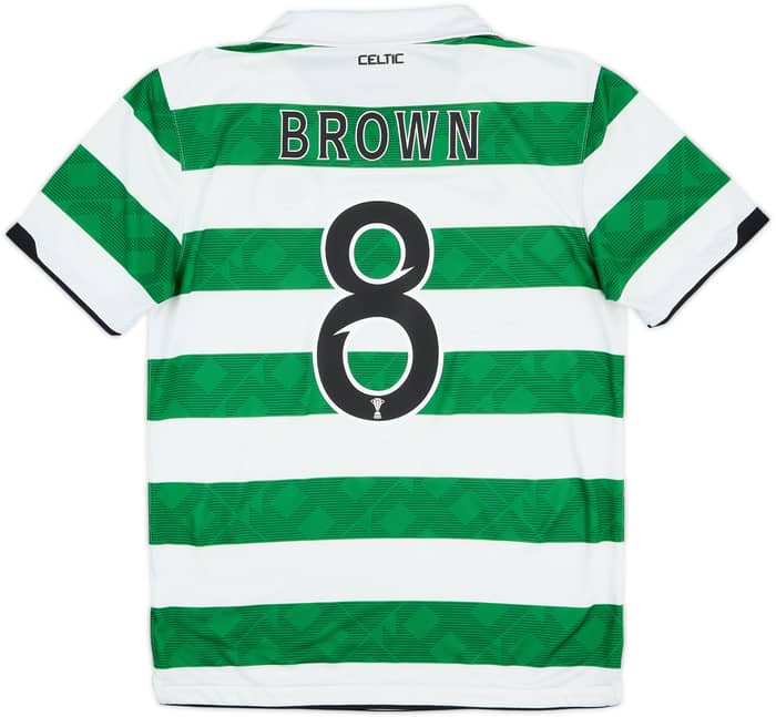 Camiseta de local del Celtic 2010-12 Brown #8 - 6/10 - (S)