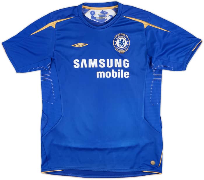 2005-06 Chelsea Centenario Local Camiseta Lampard #8 - 8/10 - (XL.Boys)