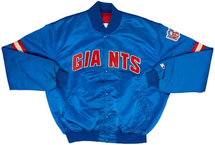 1980s New York Giants Starter Satin Varsity Jacket - 6/10 - (XL)