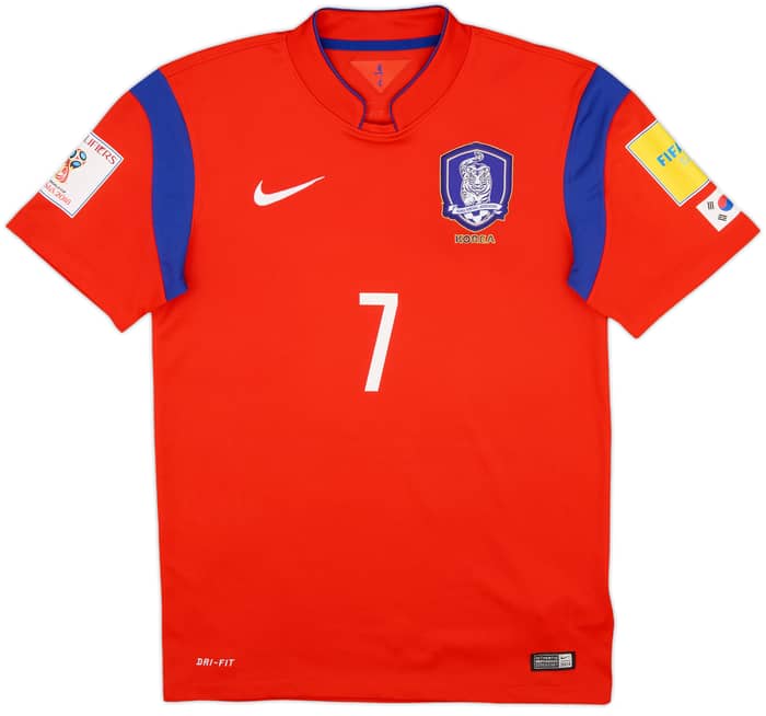 2014-15 South Korea Home Shirt #7 - 9/10 - (S)