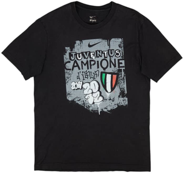 2011-12 Juventus Nike 'Campione' Graphic Tee - 7/10 - (S)