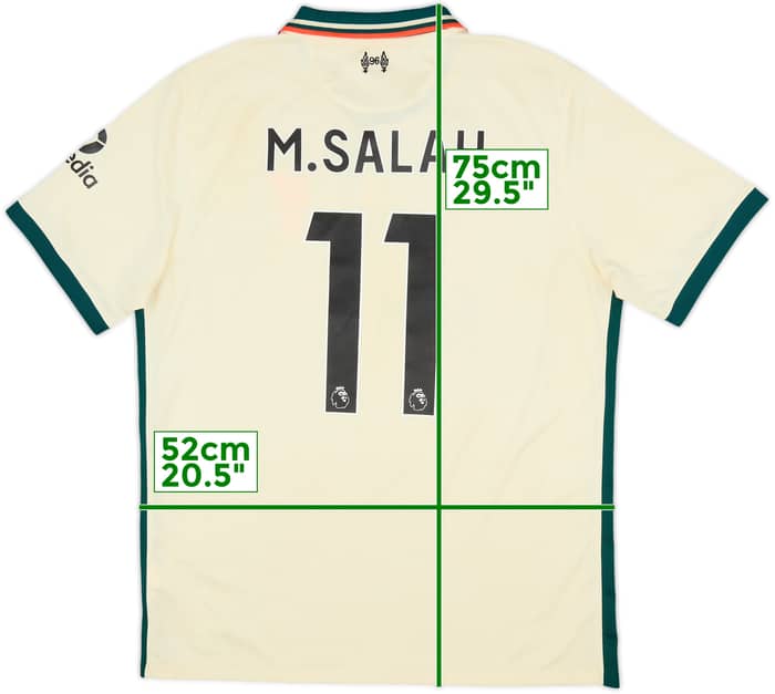2021-22 Liverpool Away Shirt M.Salah #11 - 9/10 - (L)