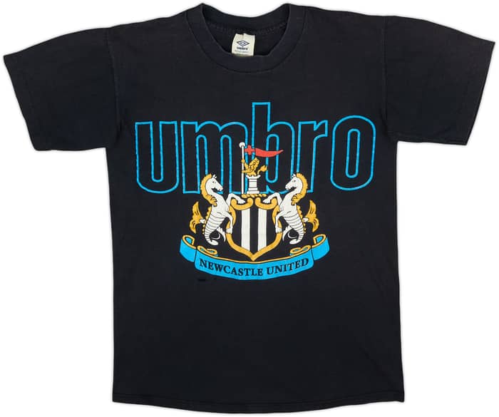 1990-91 Newcastle Umbro Cotton Tee - 5/10 - (S)