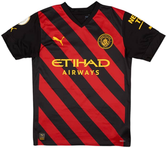 2022-23 Manchester City Away Shirt Haaland #9 - 9/10 - (S)
