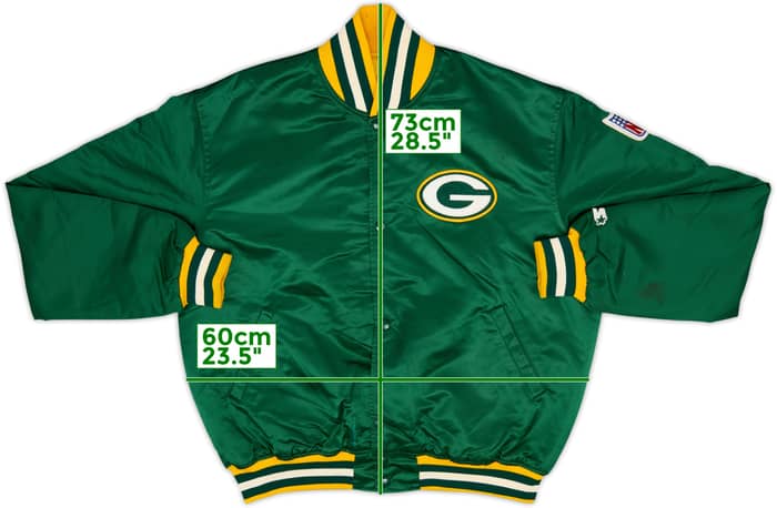 1980s Green Bay Packers Starter Satin Varsity Jacket - 7/10 - (L)