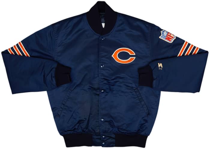 1980s Chicago Bears Starter Satin Varsity Jacket - 8/10 - (M)
