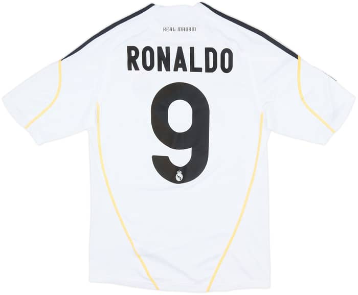 2010-11 Real Madrid Home Shirt Ronaldo #9 - 10/10 - (S)