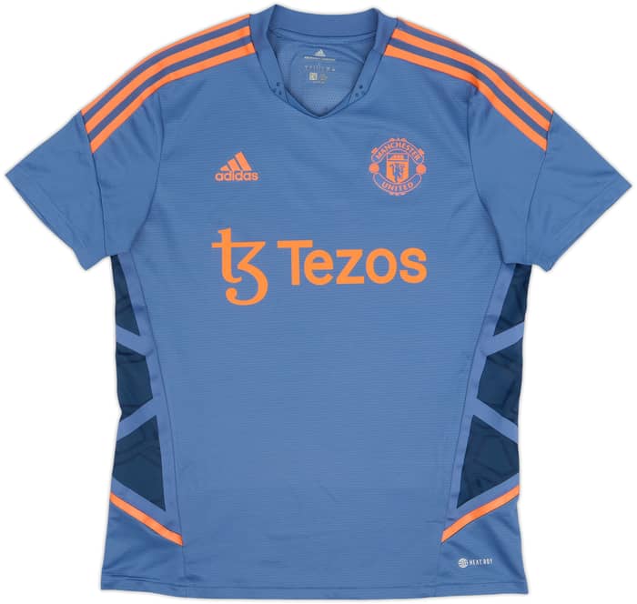 2022-23 Manchester United Authentic adidas Training Shirt - 9/10 - (L)