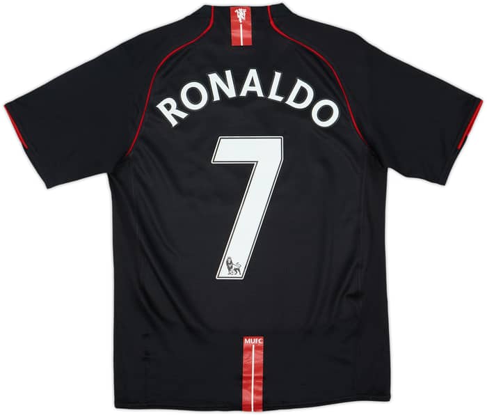 2007-08 Manchester United Away Shirt Ronaldo #7 - 6/10 - (XL.Boys)