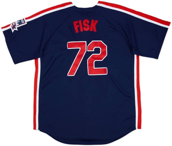 2013 Chicago White Sox Fisk #72 Majestic Cooperstown Collection Jersey - 9/10 - (L)