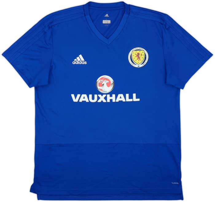 2017-18 Scotland adidas Training Shirt - 9/10 - (L)