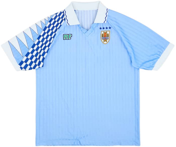 1992-95 Uruguay Home Shirt - 8/10 - (L)