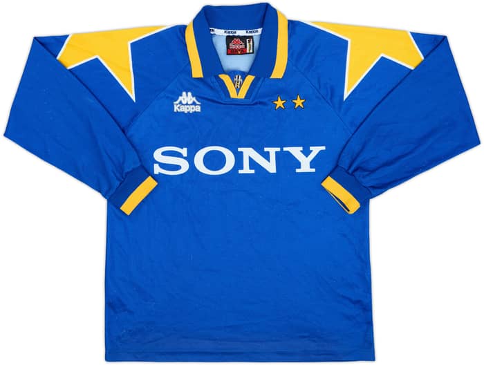 1995-96 Juventus Away L/S Shirt - 6/10 - (S)