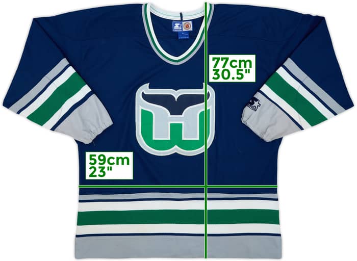1994-97 Hartford Whalers Starter Away Jersey - 7/10 - (L)