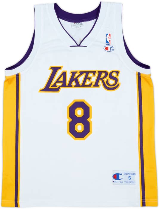 2002-06 LA Lakers Bryant #8 Champion Alternate Jersey - 7/10 - (S)