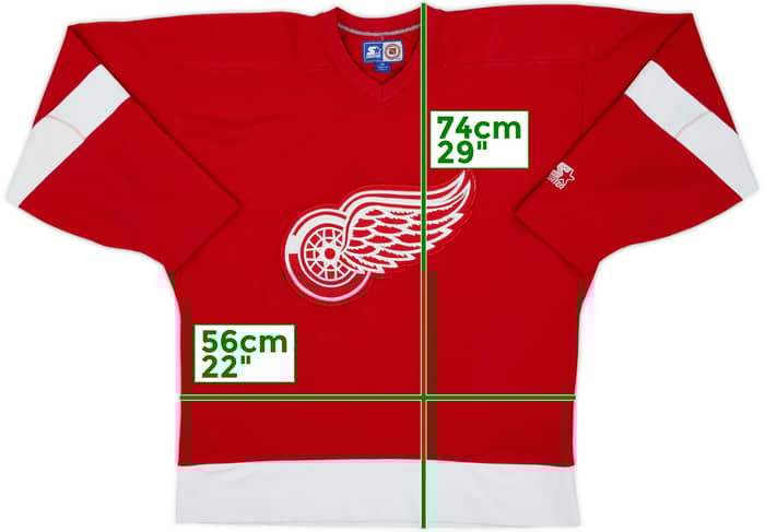 1994-99 Detroit Red Wings Starter Away Jersey - 8/10 - (M)