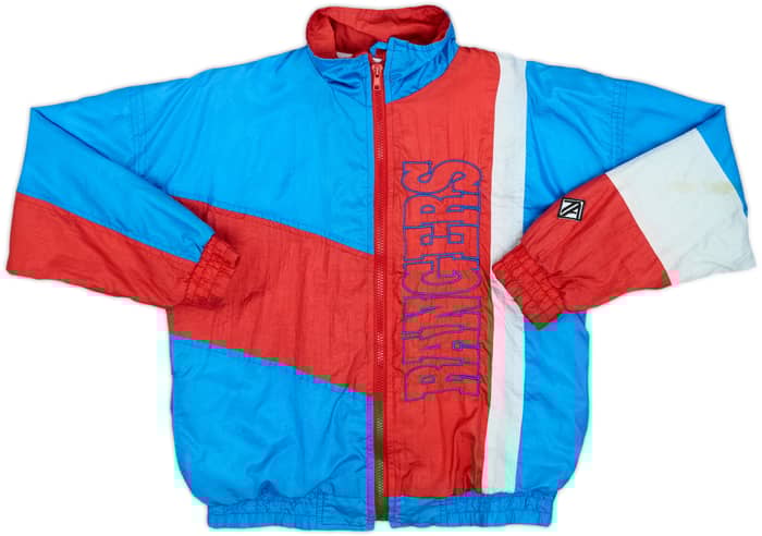 1990s New York Rangers Team Athletics Windbreaker Jacket - 7/10 - (M.Boys)