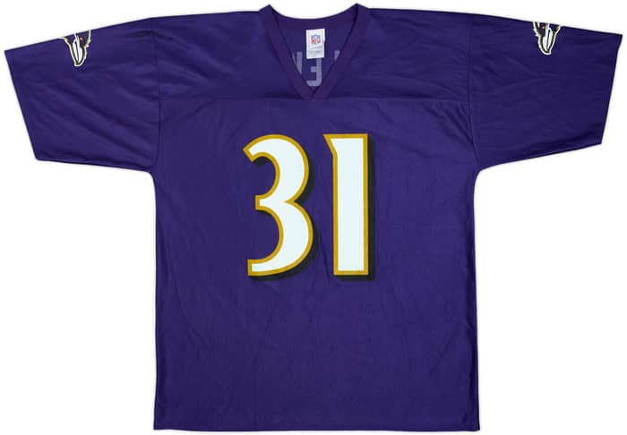 2005-06 Baltimore Ravens J.Lewis #31 NFL Replica Home Jersey - 8/10 - (L)