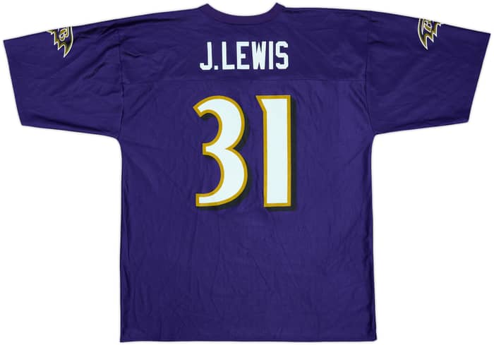 2005-06 Baltimore Ravens J.Lewis #31 NFL Replica Home Jersey - 8/10 - (L)
