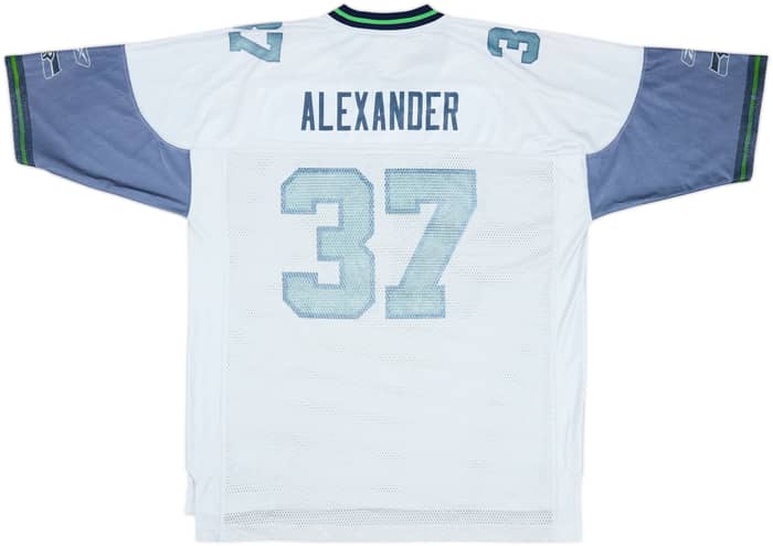 2005-06 Seattle Seahawks Alexander #37 Reebok On Field Away Jersey - 3/10 - (XL)