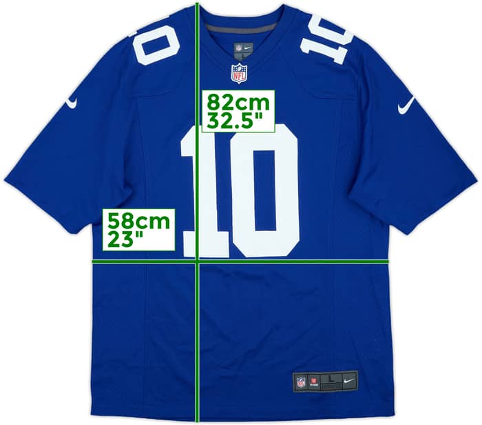 2012-19 New York Giants Manning #10 Nike Game Home Jersey - 9/10 - (L)