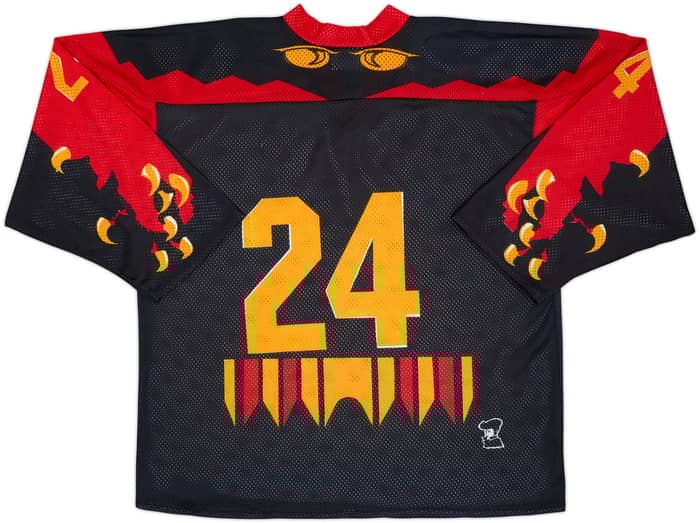 1997-99 Lancashire Hawks #24 TopSpeed Home Jersey - 6/10 - (XL)