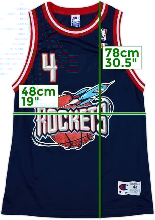 1996-00 Houston Rockets Barkley #4 Champion Away Jersey - 8/10 - (L)