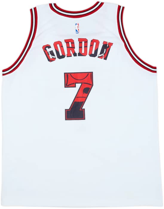 2004-09 Chicago Bulls Gordon #7 Champion Alternate Jersey - 9/10 - (XL)