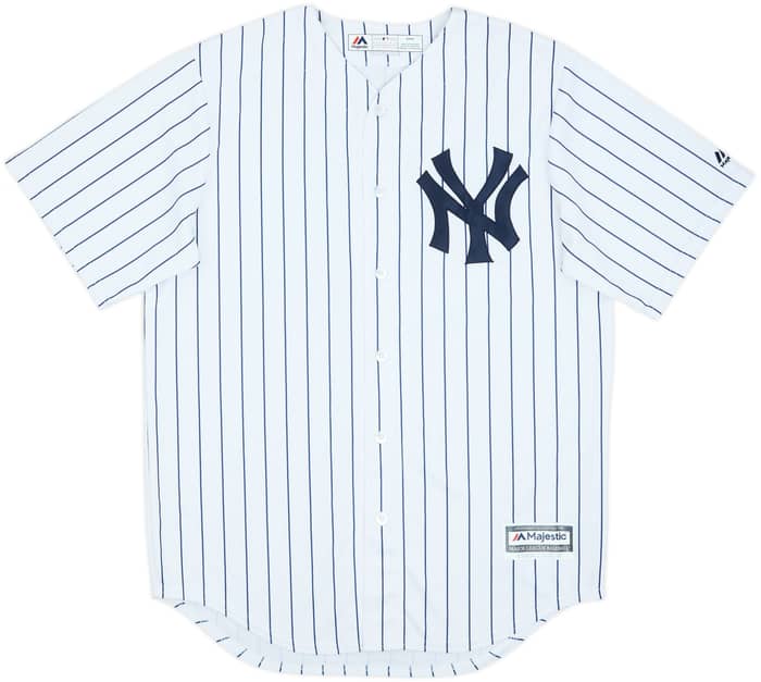 2015-19 New York Yankees Majestic Cool Base Home Jersey - 9/10 - (M)