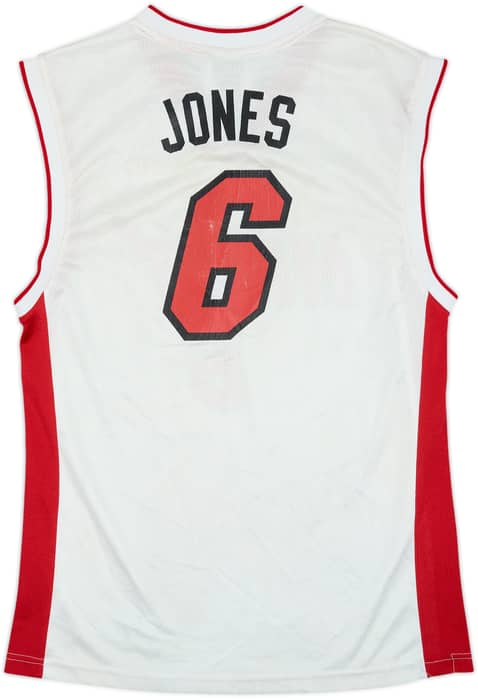 2002-05 Miami Heat Jones #6 Reebok Home Jersey - 5/10 - (M)