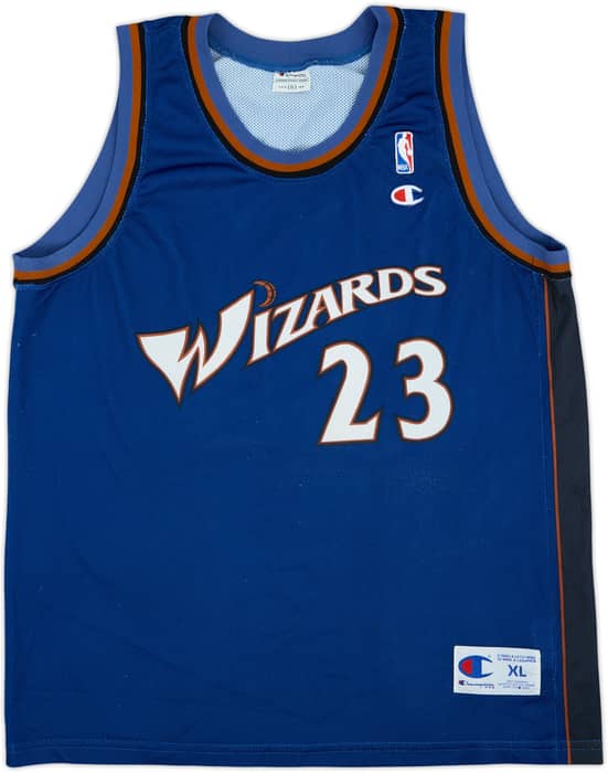 2001-03 Washington Wizards Jordan #23 Champion Away Jersey - 6/10 - (XL)
