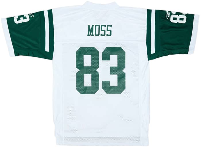2004 New York Jets Moss #83 Reebok On Field Away Jersey - 9/10 - (M)