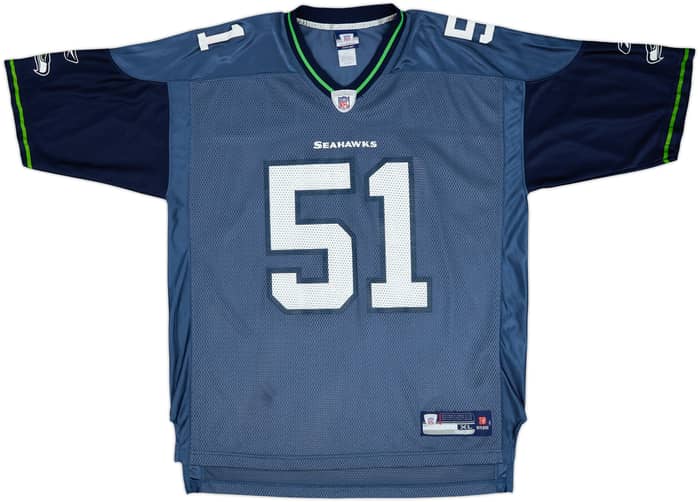 2005-06 Seattle Seahawks Tatupu #51 Reebok On Field Home Jersey - 7/10 - (XL)