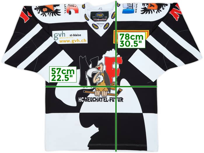 2000s HC Neuchatel-Futur #12 Chip Sport Home Jersey - 5/10 - (M)