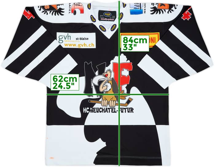 2000s HC Neuchatel-Futur #4 Chip Sport Home Jersey - 6/10 - (L)