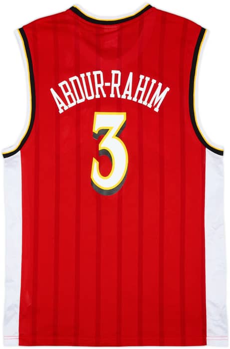 2002-04 Atlanta Hawks Abdur-Rahim #3 Reebok Away Jersey - 9/10 - (L)