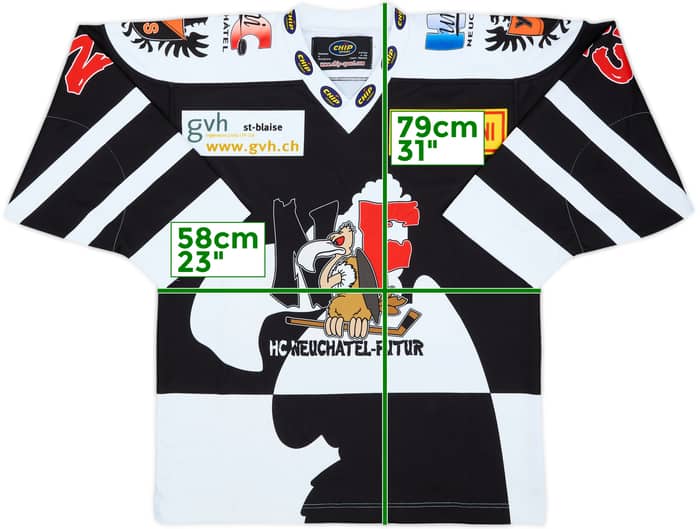 2000s HC Neuchatel-Futur #23 Chip Sport Home Jersey - 7/10 - (M)