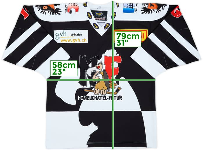 2000s HC Neuchatel-Futur #16 Chip Sport Home Jersey - 7/10 - (M)