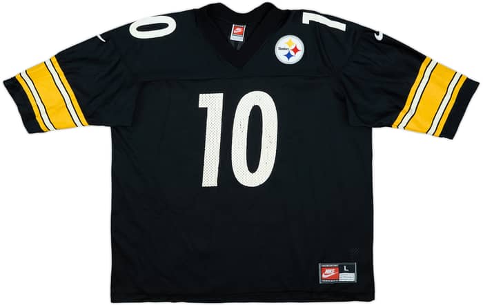 1997-00 Pittsburgh Steelers Stewart #10 Nike Game Home Jersey - 6/10 - (L)