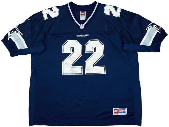 1996-99 Dallas Cowboys E.Smith #22 Nike Authentic Home Jersey - 9/10 - (XL)