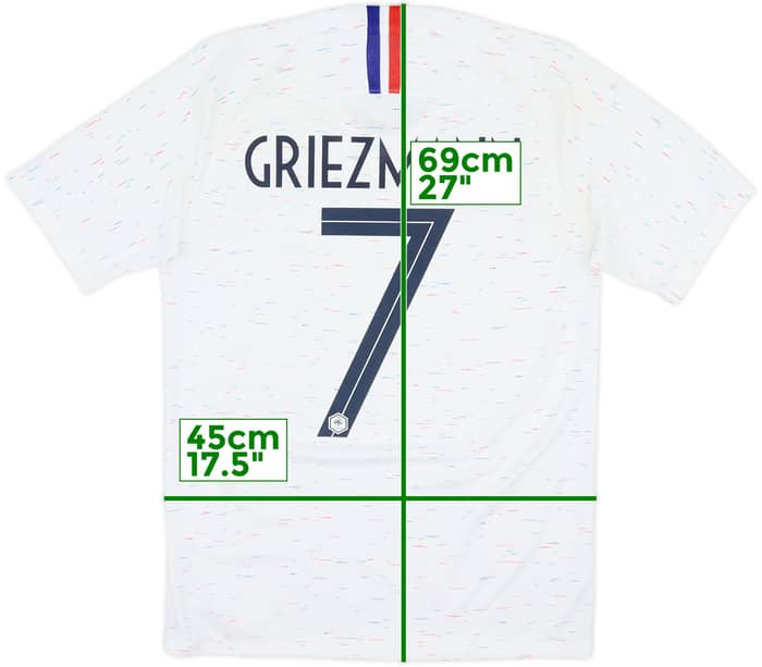 2018 France Away Shirt Griezmann #7 - 5/10 - (S)